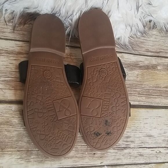 Sam & Libby Black Slides Size 8 - Picture 6 of 6